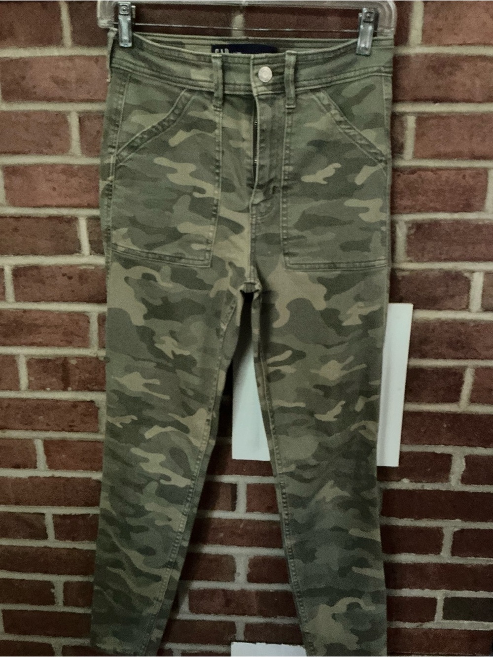 GAP Olive Green High-Rise Universal Legging Jeans